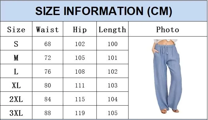 Wide-Leg Elastic Trousers