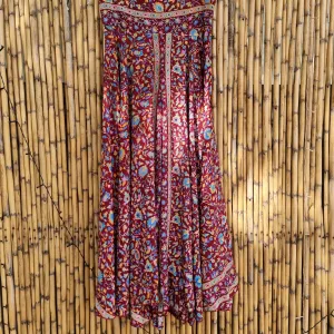 Wild Rose Silk Umbrella Pants