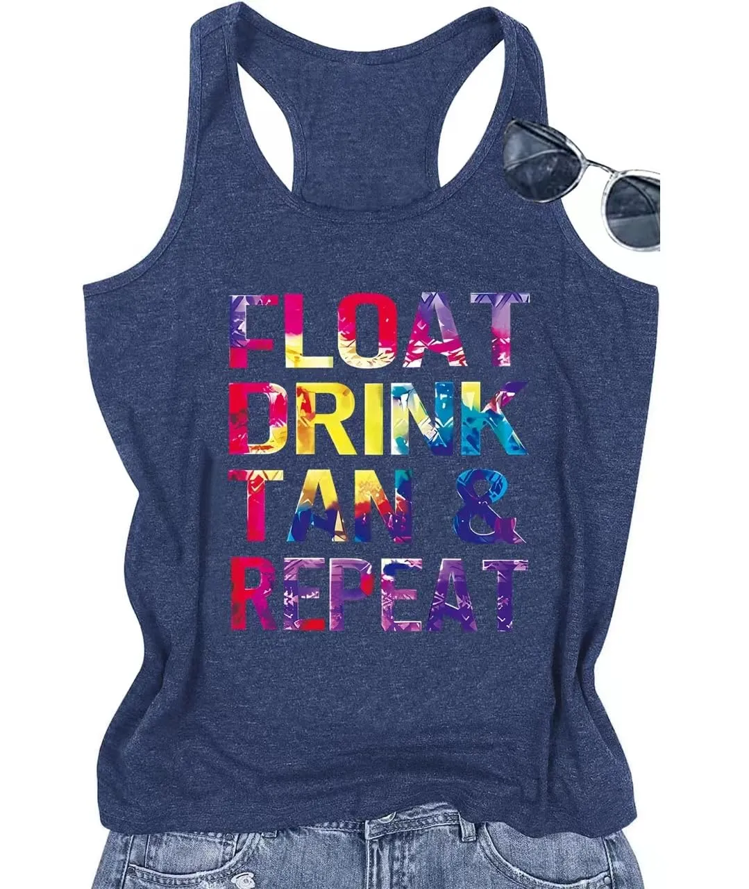 Womens Mandala Graphic Tank Tops Summer Racerback Tanks Beach Vacation Tops Loose Casual Tanks Vest Classic-Fit Cami