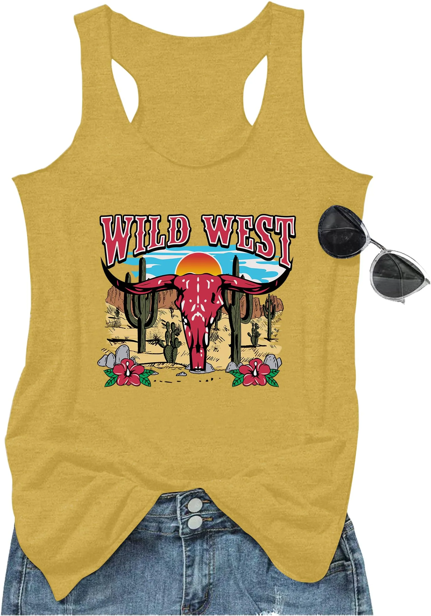Womens Mandala Graphic Tank Tops Summer Racerback Tanks Beach Vacation Tops Loose Casual Tanks Vest Classic-Fit Cami