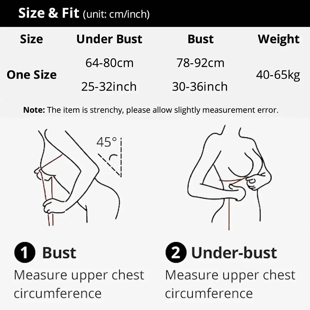 Women's Seamless Crop Tops with Built-In Bras - Wire-Free Padded Support