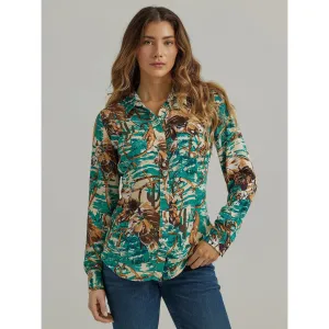 Wrangler Women's Retro Southwestern Snap Shirt
