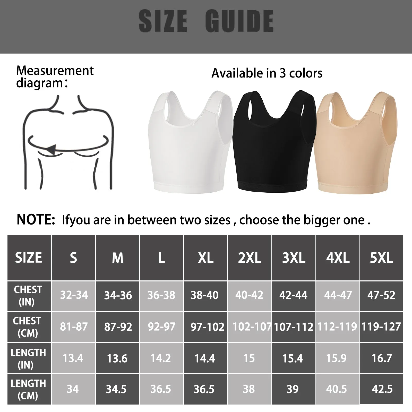 XUJI Breathable Tank Chest Binder Pullover Binder - XUJI Srore