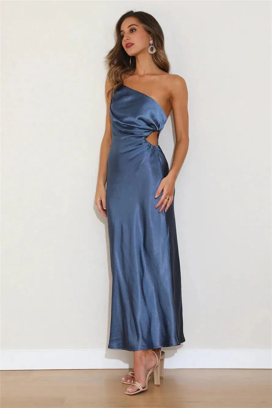 You're That Girl Midi Dress Navy