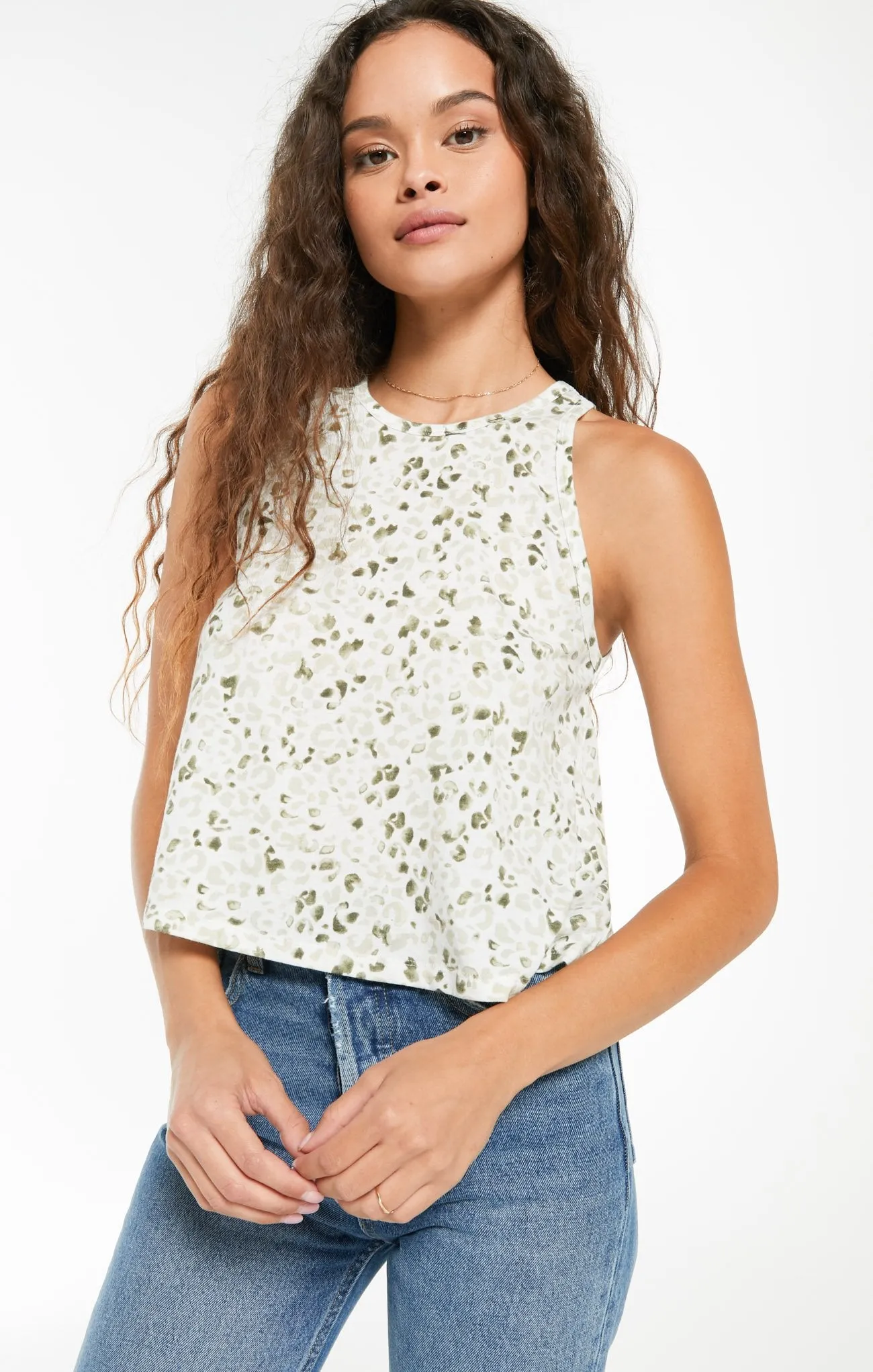 Z SUPPLY PAINTED LEOPARD SWING TANK