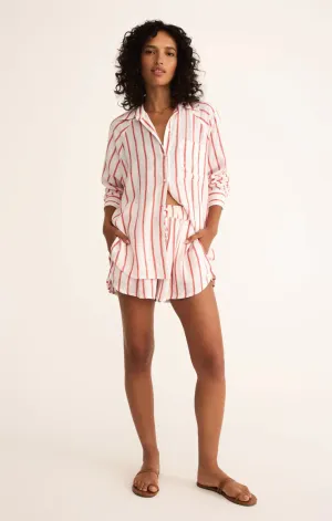Z Supply The Perfect Linen Stripe Top