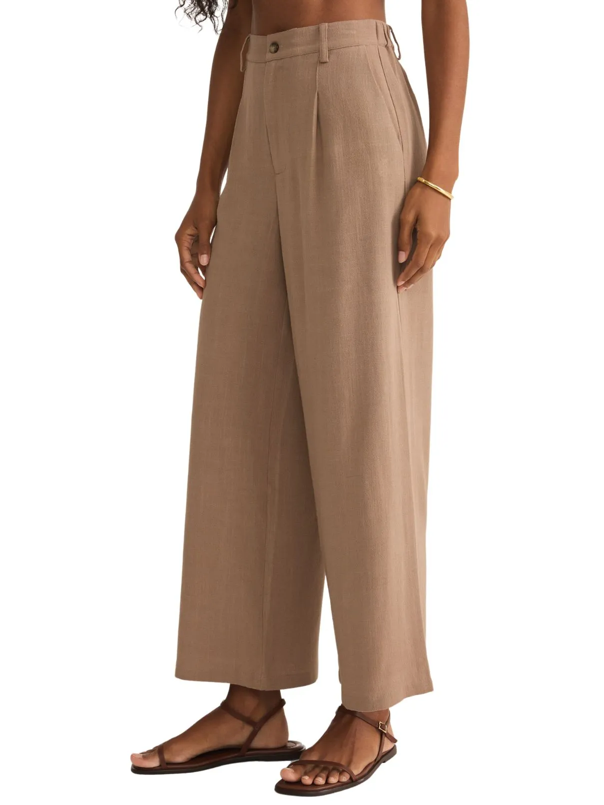 Z Supply Vista Pant in Iced Coffee